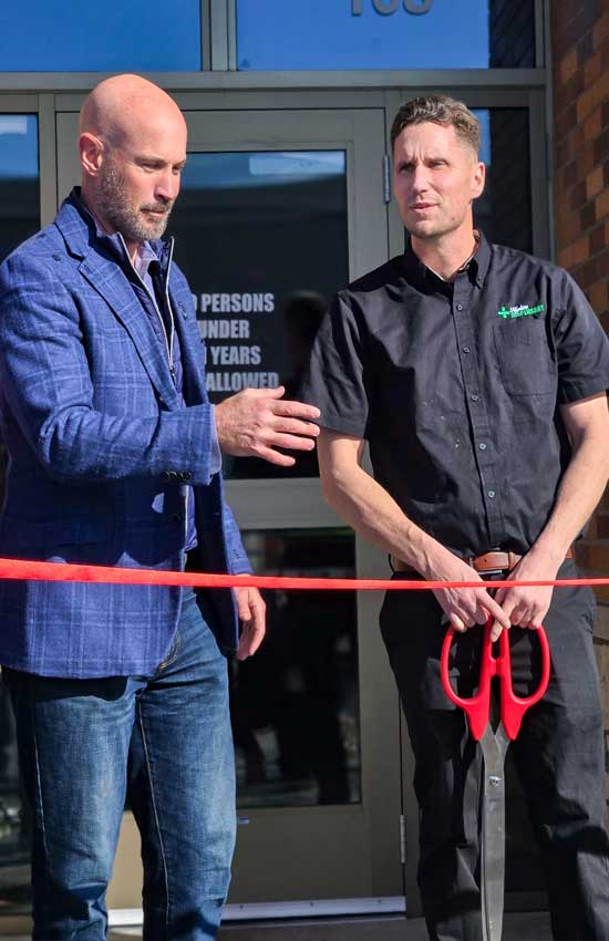 Hopkins Dispensary Grand Opening Ribbon Cutting