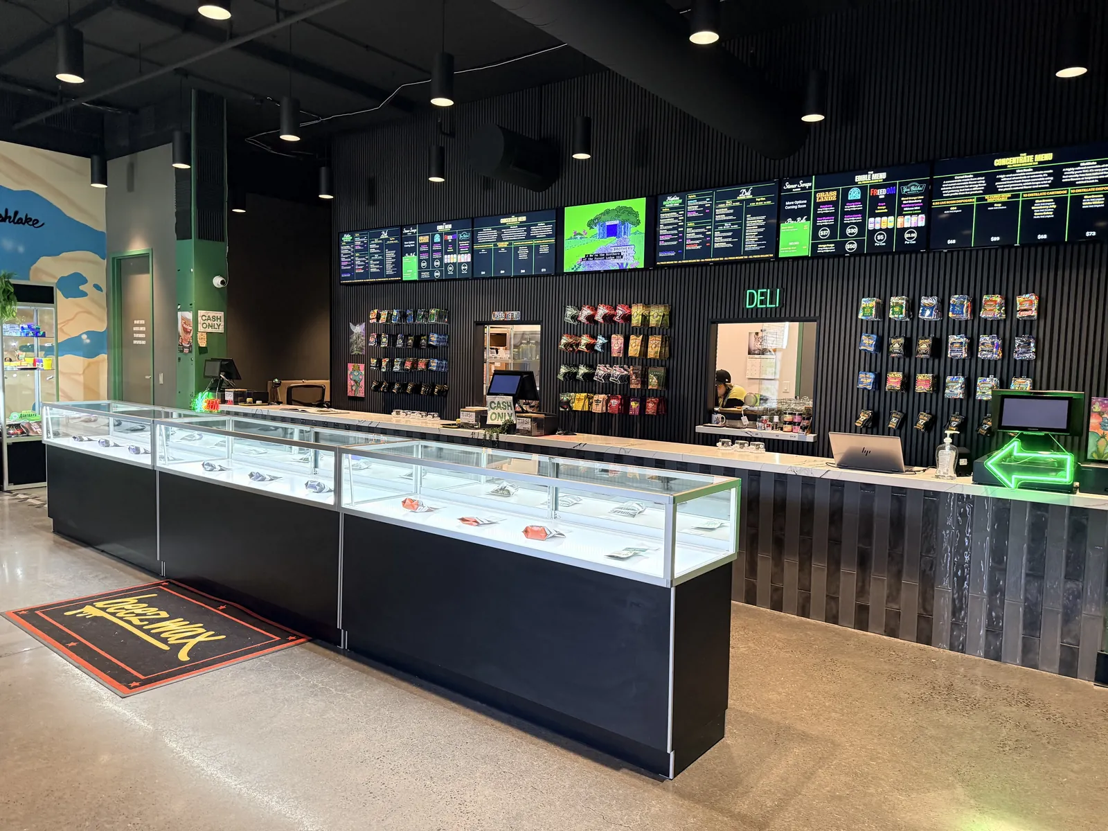 Service Counter at Hopkins Dispensary Cannabis Store