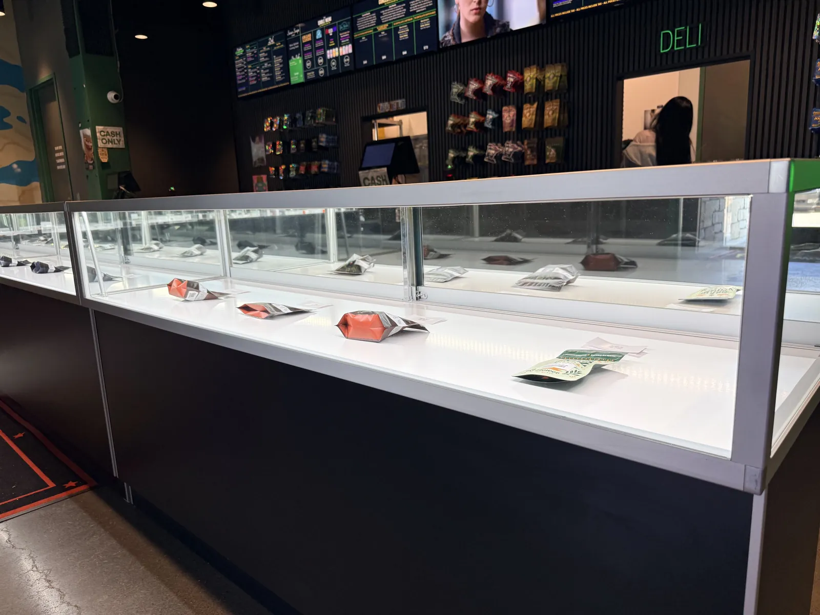 Product Display Cases Hopkins Dispensary Minnesota