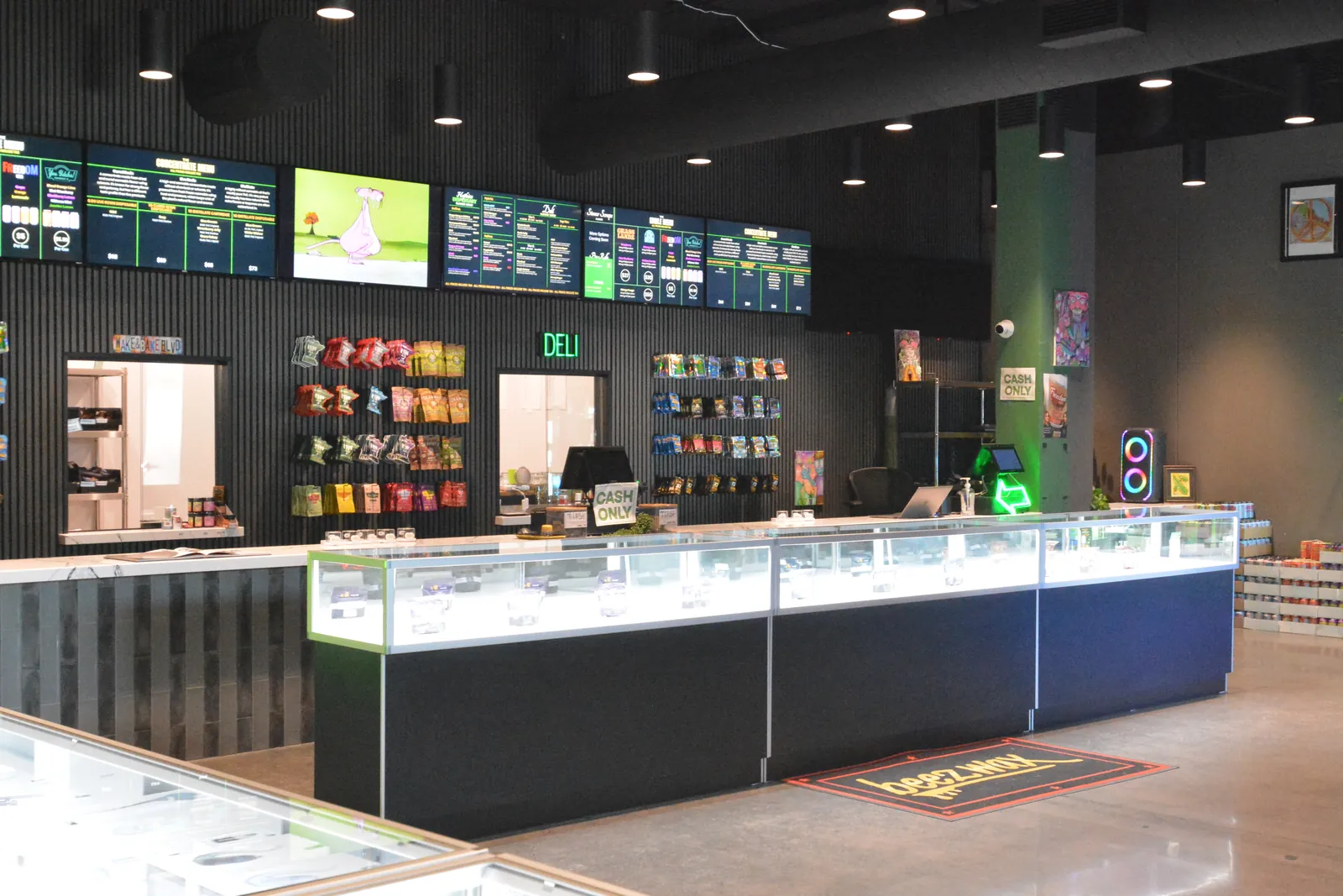 Interior of Hopkins Dispensary Cannabis Store