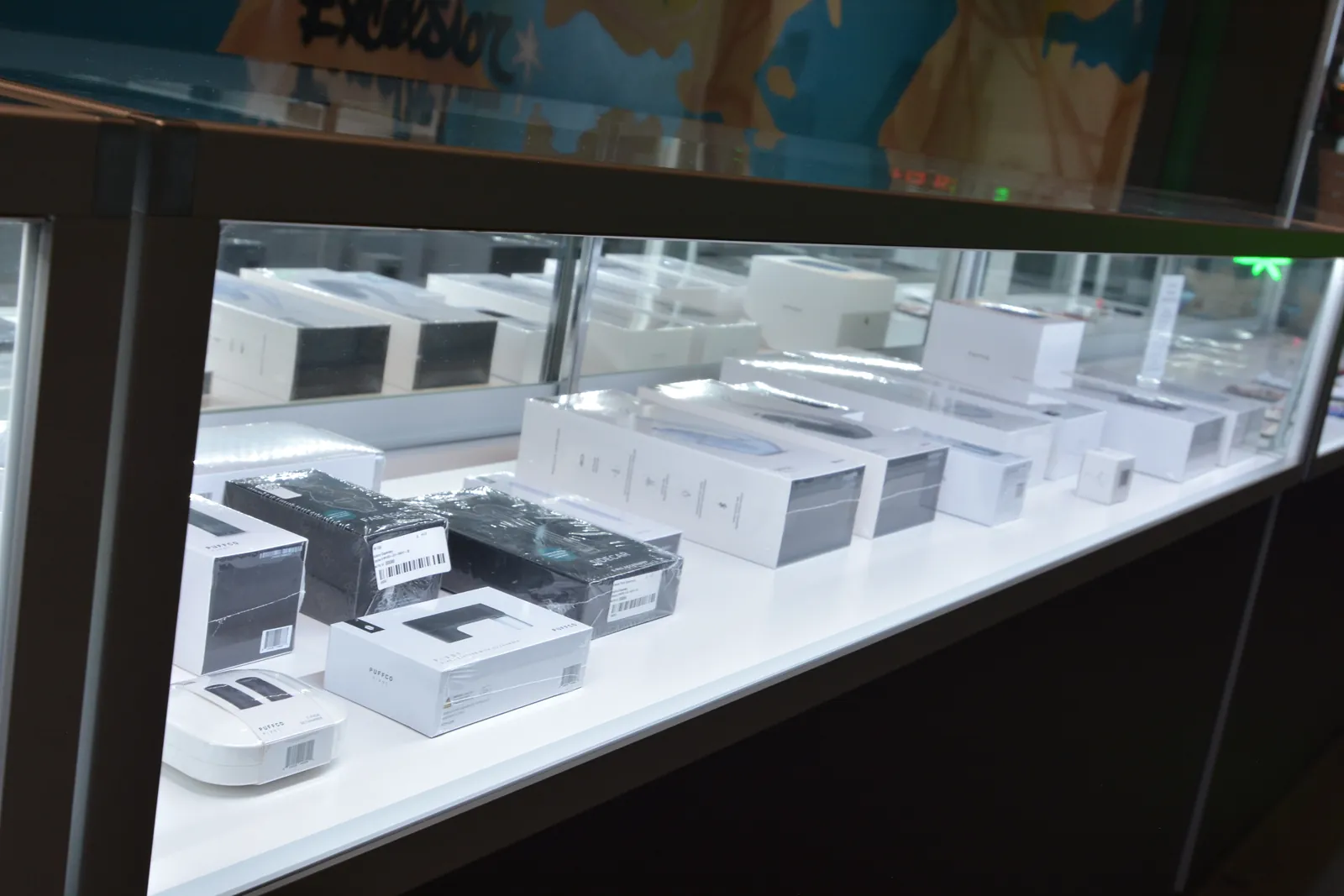 Premium Cannabis Product Case at Hopkins Dispensary